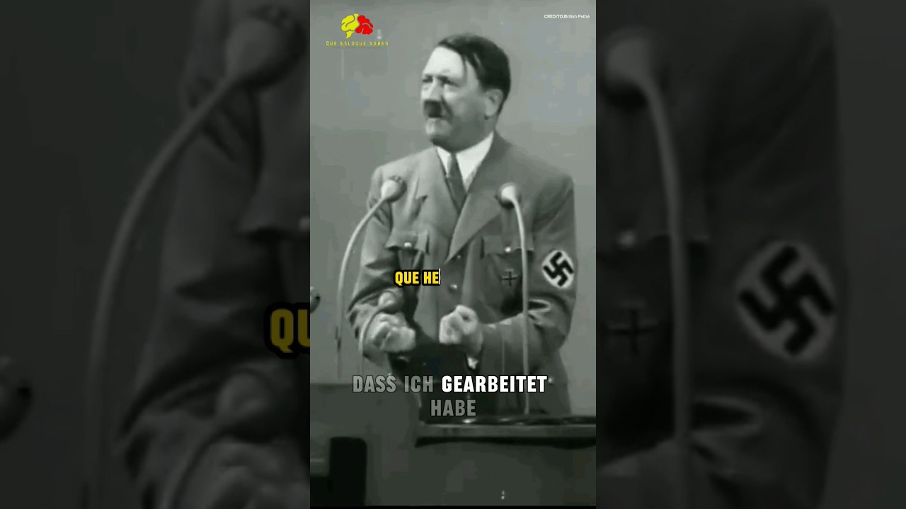 Adolf Hitler: Discurso en la planta Krupp en Alemania (1935) sub: en Español #história #shorts