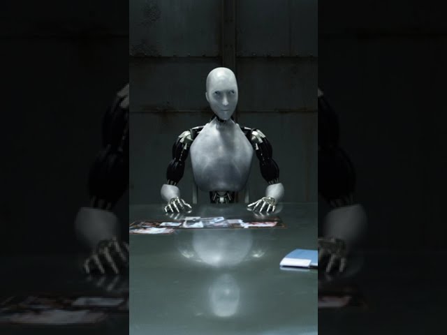 Robots don`t feel fear... (I, Robot,2004) #shorts