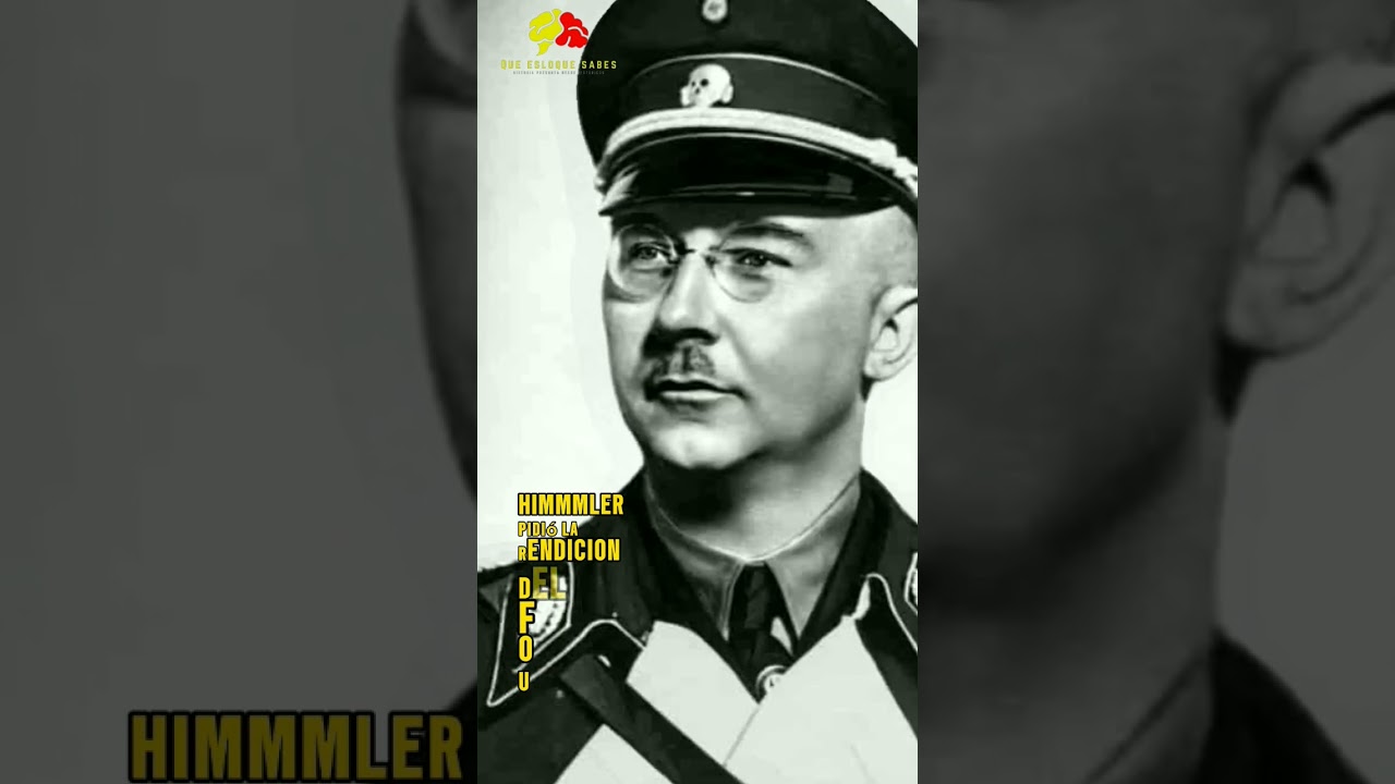 ¿Por qué los Aliados no aceptaron la rendición de Himmler?🤔 #história #ww2 #guerra #shorts